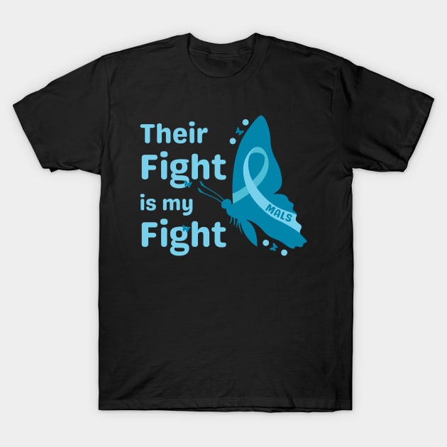 Their Fight is my Fight (Butterfly) T-Shirt by NationalMALSFoundation